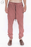 Boris Bidjan Saberi P28 Collection Deconstructed Adjustable Shorts and Long Pants Handmade in Spain P28.4 FIF10007-ZWF PBBS29 Plant Pink